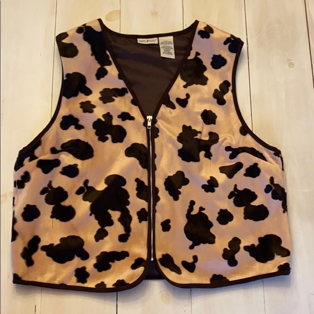 ✨Y2K cow print vest✨